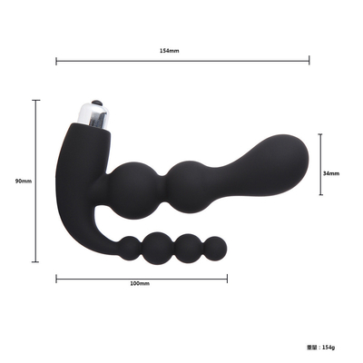 10 Modus Silicone Anal Butt Plug Stimulasi Anal Prostat Massager untuk Pria