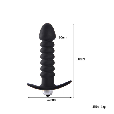 Silicone Dildo Vibrator Pria Prostat Massage Anal Plug G Spot Butt Plug Untuk Pria