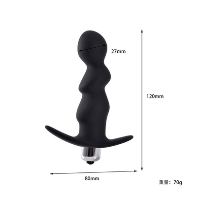 Silicone Dildo Vibrator Pria Prostat Massage Anal Plug G Spot Butt Plug Untuk Pria