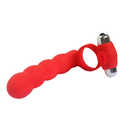 Anal Plug Scrotum Ring Drop Sex Toys Vibrating Tail Anus Plug Untuk Wanita Terhubung dengan Penis Ring Anal Butt Plug Bullet