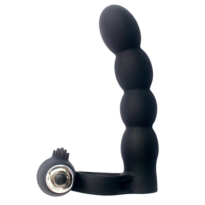 Anal Plug Scrotum Ring Drop Sex Toys Vibrating Tail Anus Plug Untuk Wanita Terhubung dengan Penis Ring Anal Butt Plug Bullet