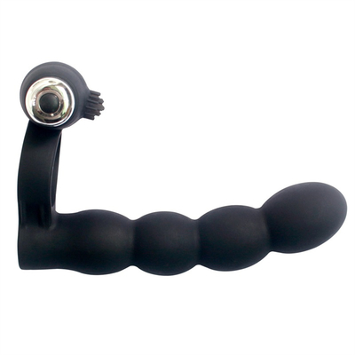 Anal Plug Scrotum Ring Drop Sex Toys Vibrating Tail Anus Plug Untuk Wanita Terhubung dengan Penis Ring Anal Butt Plug Bullet
