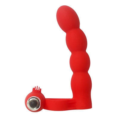 Anal Plug Scrotum Ring Drop Sex Toys Vibrating Tail Anus Plug Untuk Wanita Terhubung dengan Penis Ring Anal Butt Plug Bullet
