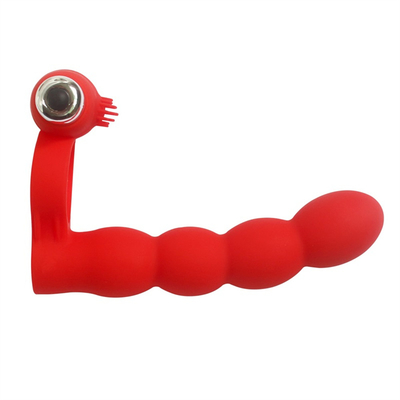 Anal Plug Scrotum Ring Drop Sex Toys Vibrating Tail Anus Plug Untuk Wanita Terhubung dengan Penis Ring Anal Butt Plug Bullet