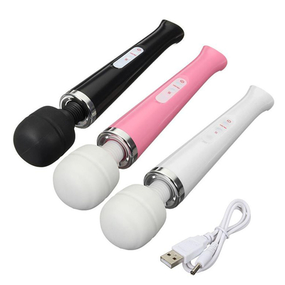 Pengecoran Wireless Handheld Vibrating AV Wand Massage Stick Mainan Seks Silikon AV Vibrator