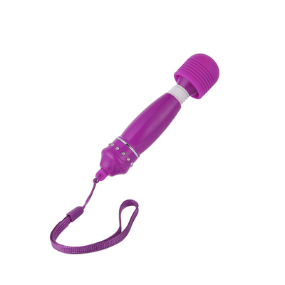 Vibrator pijat seks wanita bergetar mainan vagina av vibrator dengan berlian plastik untuk wanita cinta seks