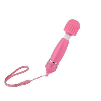 Vibrator pijat seks wanita bergetar mainan vagina av vibrator dengan berlian plastik untuk wanita cinta seks