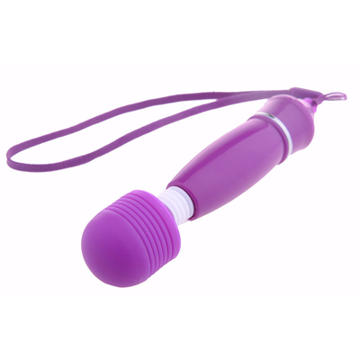 Vibrator pijat seks wanita bergetar mainan vagina av vibrator dengan berlian plastik untuk wanita cinta seks