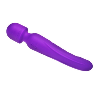 Pemanasan AV Wand Vibrator Pijat Waterproof Soft Dildo Vibrator Sex Toy Untuk Wanita