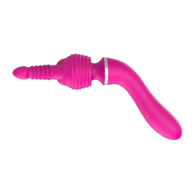 Stimulator Klitoris Multi-Head yang dapat diisi ulang G-spot Vibrator Vagina bergetar Untuk Wanita Cinta Seks