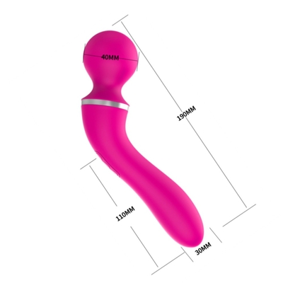 Stimulator Klitoris Multi-Head yang dapat diisi ulang G-spot Vibrator Vagina bergetar Untuk Wanita Cinta Seks