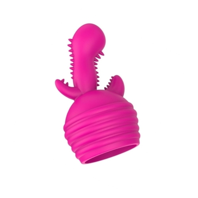 Stimulator Klitoris Multi-Head yang dapat diisi ulang G-spot Vibrator Vagina bergetar Untuk Wanita Cinta Seks