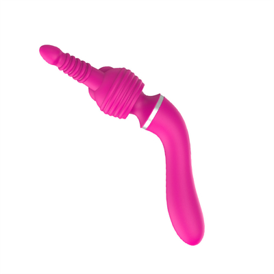 Stimulator Klitoris Multi-Head yang dapat diisi ulang G-spot Vibrator Vagina bergetar Untuk Wanita Cinta Seks