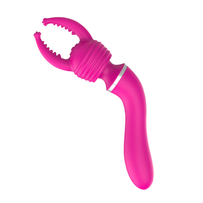 Stimulator Klitoris Multi-Head yang dapat diisi ulang G-spot Vibrator Vagina bergetar Untuk Wanita Cinta Seks