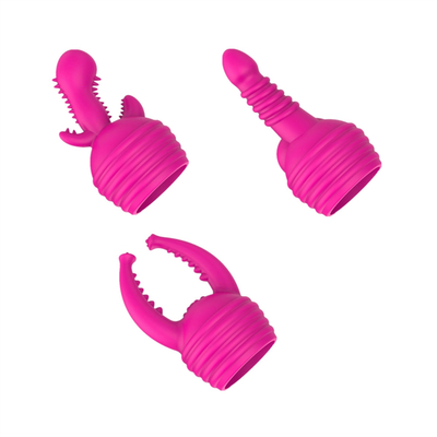 Stimulator Klitoris Multi-Head yang dapat diisi ulang G-spot Vibrator Vagina bergetar Untuk Wanita Cinta Seks