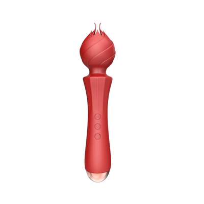 2023 Grosir Handheld Body Massager Pussy G-Spot Vibrations Av Wand Masturbasi Vibrator Lidah Mainan Seks untuk Wanita