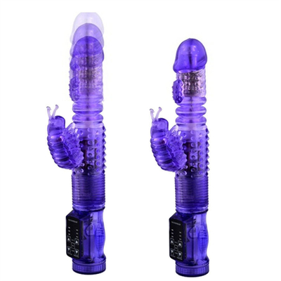 36 Multi-speed Otomatis bisa ditarik kembali kelinci vibrator Rotasi Fungsi Vaginal vibrator Untuk pussy