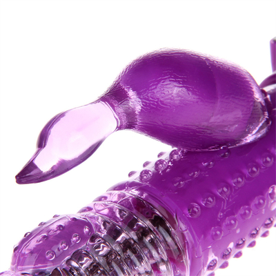 G Spot Dildo Dual Pussy Rabbit Vagina Vibrator untuk Wanita Klitoris Wanita Sex Toy