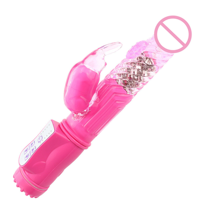 Vibrator kelinci berputar Dildo bergetar besar mainan seks Dildo untuk wanita