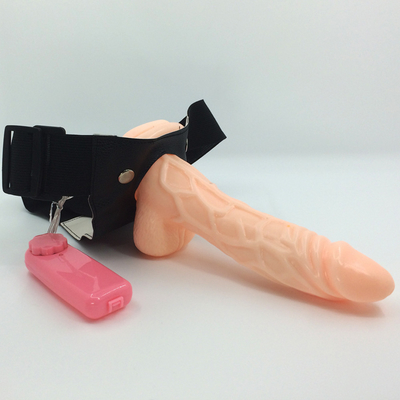 Strap On Vibrating Dildo Dengan Belt Strap On Dildo Untuk Wanita