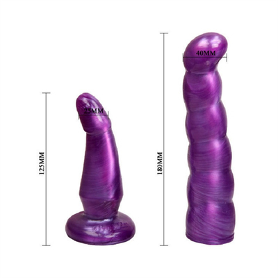 Double Removable Strap On Dildo Double Untuk Pasangan Wanita