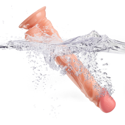 Penjualan panas mainan seks penis buatan besar plastik dildo untuk wanita