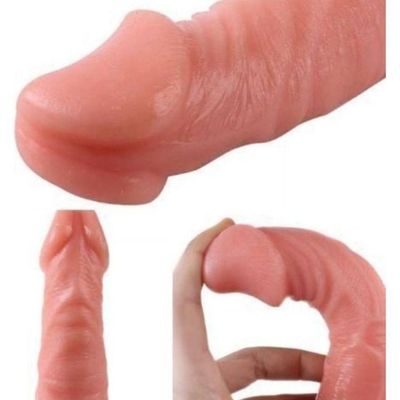 Vibrator penis TPE tanpa langkah Penis buatan untuk wanita