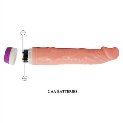 Vibrator penis TPE tanpa langkah Penis buatan untuk wanita