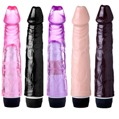 Vibrator penis TPE tanpa langkah Penis buatan untuk wanita
