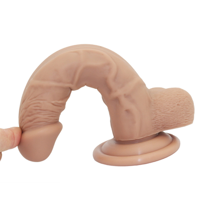 xese Warna Cairan Silikon Realistis Dildos Toys Seks Dewasa untuk Wanita