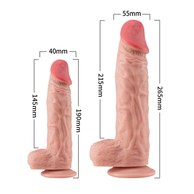 Hot Selling Seks Pria Besar dildo Real Skin Feeling PVC Besar Dildo untuk Wanita