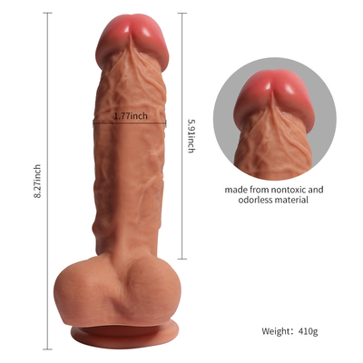 Kuat Suction Cup realistis dildo pria penis buatan mainan seks untuk wanita