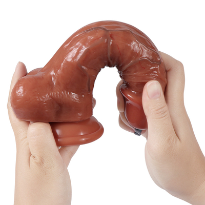 Kuat Suction Cup realistis dildo pria penis buatan mainan seks untuk wanita