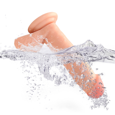 2023 Amerika Hot-penjualan PVC Besar Realistis Dildo Dengan Sucker Kuat Glans Nyata dan Testicle Tinggi Vaginal G-spot An