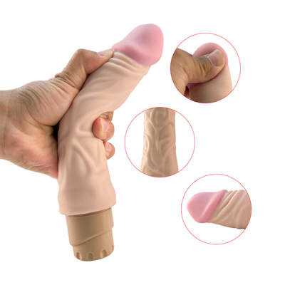 Silikon Murah Jari Listrik Vibrator Penuaan Vagina G Spot Klitoris Pijat Vibrator Mainan Seks Tongkat untuk Wanita