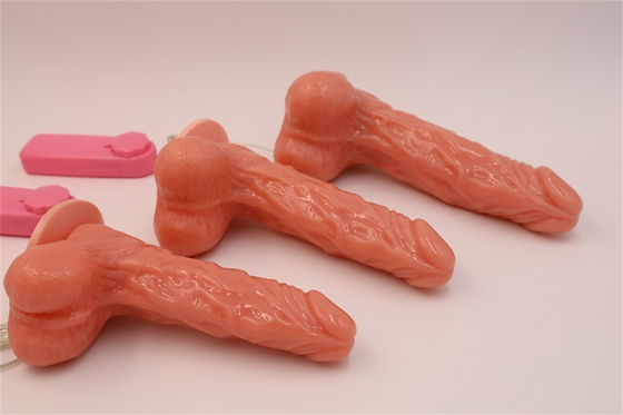 Realistis Dildo Body Safe Material Lifelike Besar Penis Penis dengan Kuat Suction Cup Dildo Vibrator dengan Pemanasan
