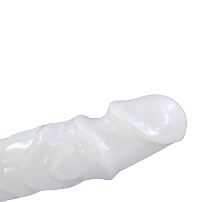Mini Soft TPE Realistic Clear Jelly Crystal Dildo Untuk Wanita Translucent Penis Penis mainan seks dewasa