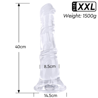 Baru Super panjang besar dildo penis karet buatan berkualitas tinggi cair silikon besar penis mainan seks untuk wanita