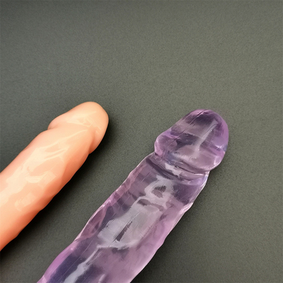 Jelly kecil dildo cangkir sedot wanita masturbasi realistis penis G-titik orgasme anal colokan mainan seks untuk wanita dewasa produk