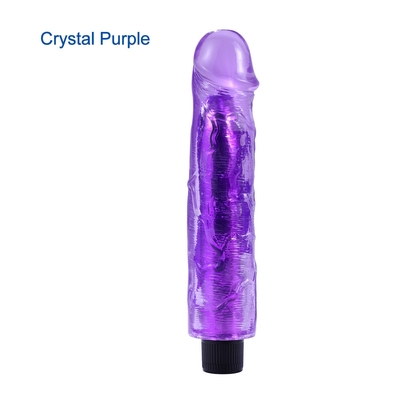 Penjualan Teratas Wanita Sex Toy Realistis Dildo Vibrator Stimulasi Penis Dildo Vibrator untuk Pussy 22,5cm