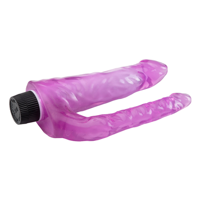 Baru Datang Permainan Seks Wanita Bergetar Double Dildo TPE Vibrator Di Promosi
