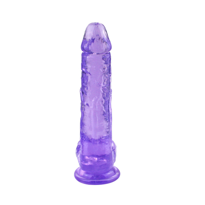 Realistis Kristal Kuat Suction Cup Different Inch Dildos untuk WanitaHot jual produk