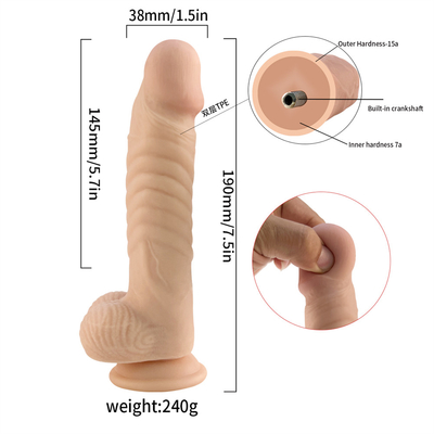 10 Inch Hitam Ungu Besar G Spot Dildo Perempuan Mainan Seks Besar Realistis Dildo untuk Wanita