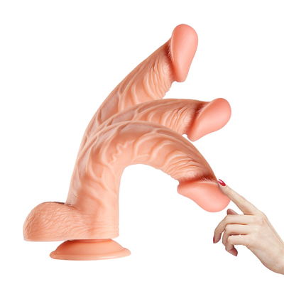 Soft Jelly Artificial Penis Berbagai Ukuran Dick Toy untuk Dewasa Berwarna-warni Kristal Karet Penis Besar Realistis Dildo Untuk Wom