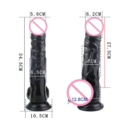 mainan seks dewasa besar realistis penis dildo dengan glans besar anjing dildo kuat sedotan cangkir membuat tangan Anda bebas