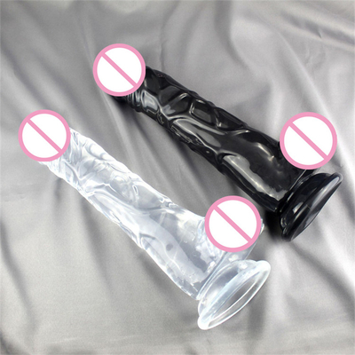 mainan seks dewasa besar realistis penis dildo dengan glans besar anjing dildo kuat sedotan cangkir membuat tangan Anda bebas