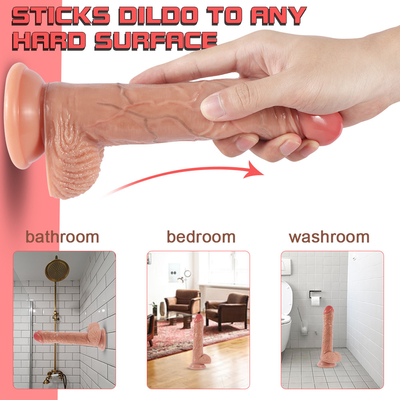 Dildo vibrator mainan seks untuk wanita besar realistis dong realistis dildo untuk wanita