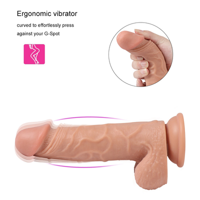 Dildo Hitam Besar Terlaris Menekan Penis Besar Vibrator Dildo Untuk Wanita Mainan Seks