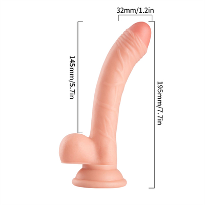 PVC Dragon Dildo Toko Dewasa Sex Toys Novelty Cone Bentuk Realistis 7 Inch Besar Real Dildo untuk Wanita
