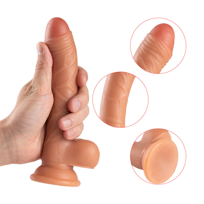 PVC Dragon Dildo Toko Dewasa Sex Toys Novelty Cone Bentuk Realistis 7 Inch Besar Real Dildo untuk Wanita